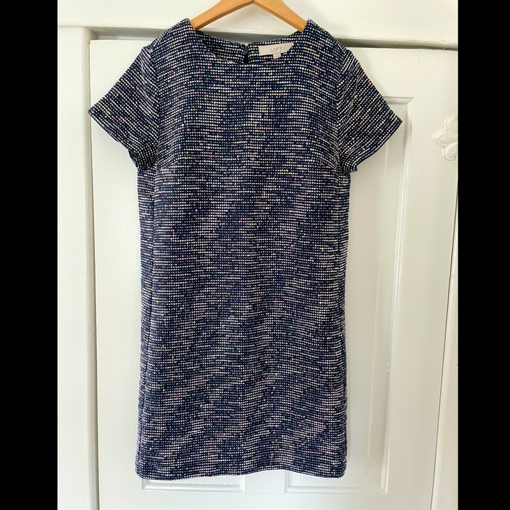 LOFT Boucle Sheath Dress